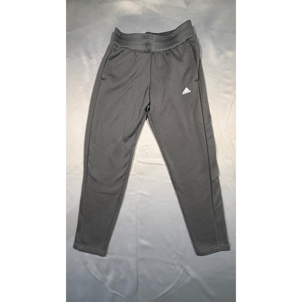 Adidas Mens Core 18 Training Pants Black Fleece Tapered Joggers Small